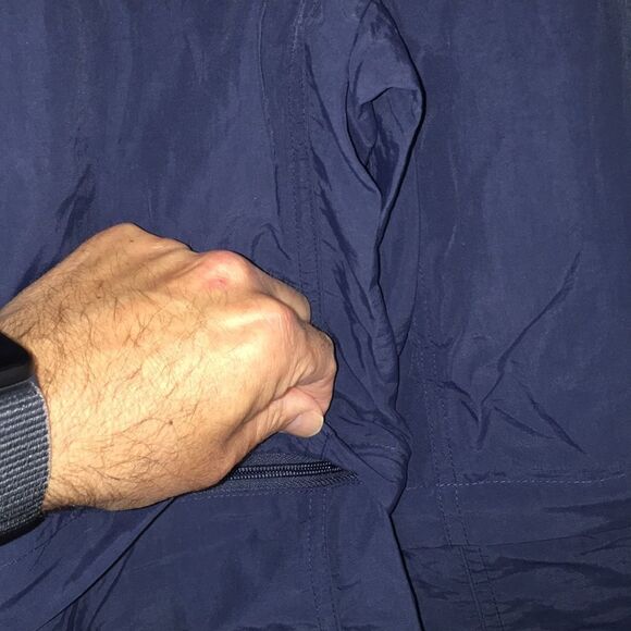 Blue Nylon Travelsmith 2 in 1 convertible pants S - Picture 3 of 6